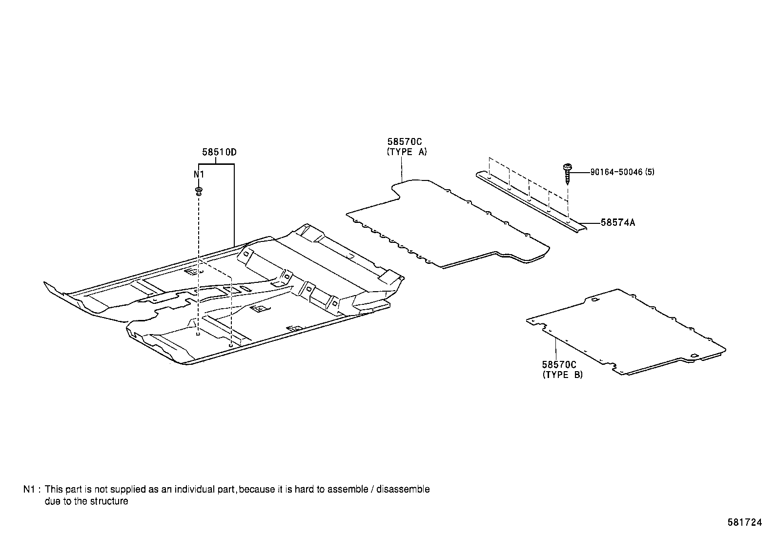  4RUNNER |  FLOOR MAT SILENCER PAD
