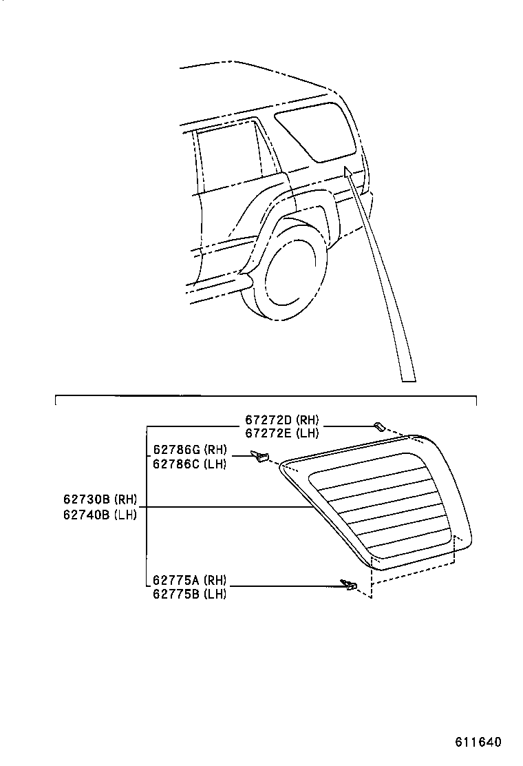  4RUNNER |  SIDE WINDOW