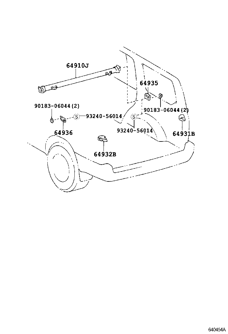  LX470 |  PACKAGE TRAY PANEL