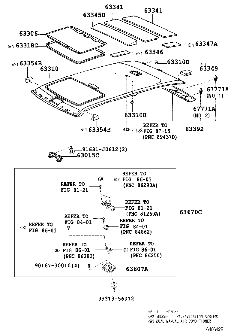  LAND CRUISER 100 105 |  ROOF HEADLINING SILENCER PAD