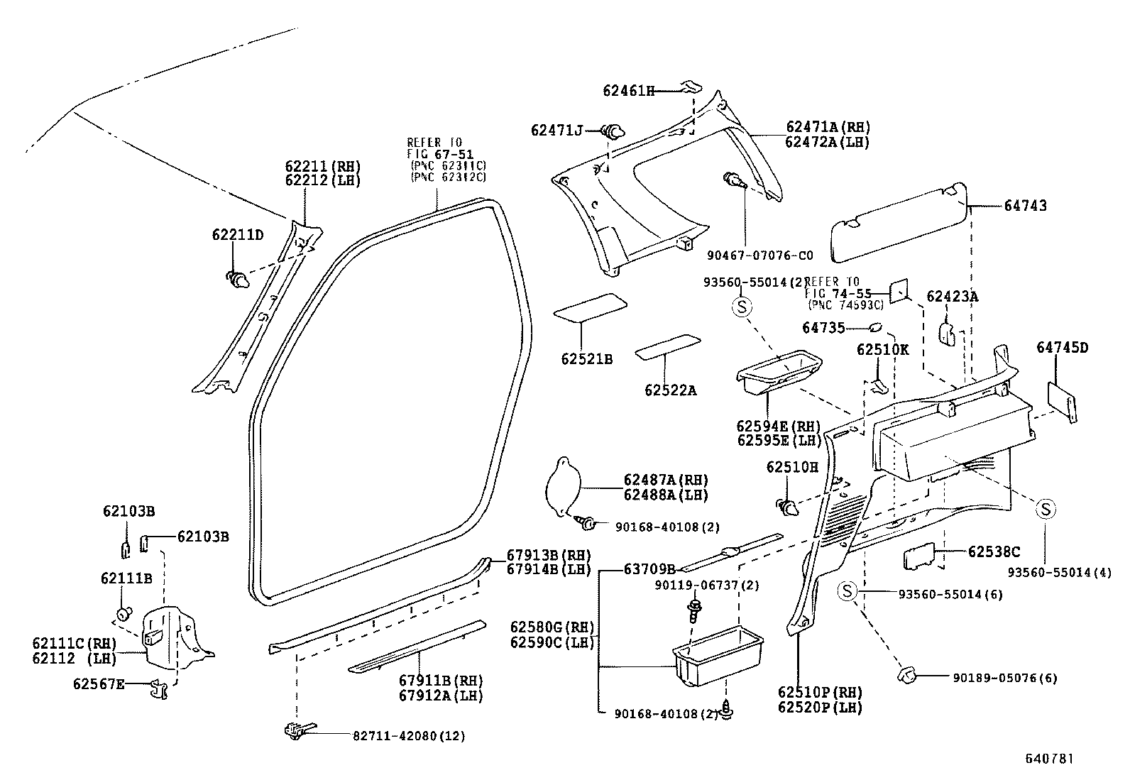  RAV4 |  INSIDE TRIM BOARD