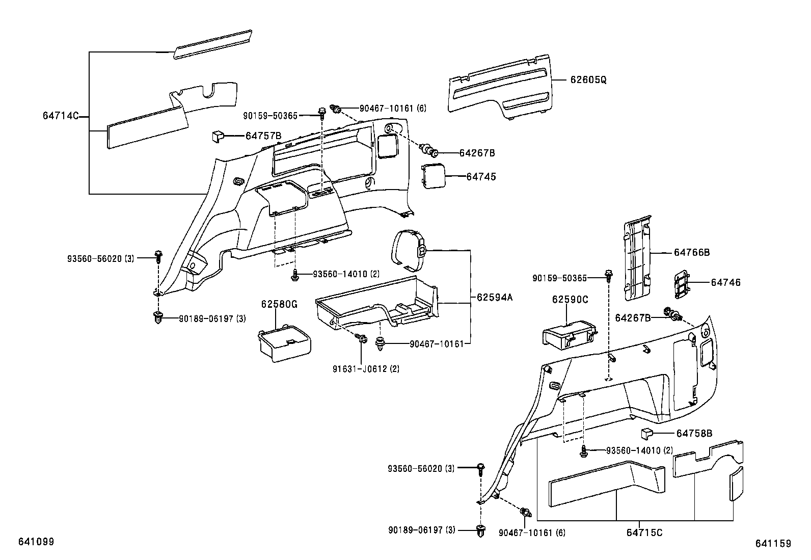  4RUNNER |  INSIDE TRIM BOARD
