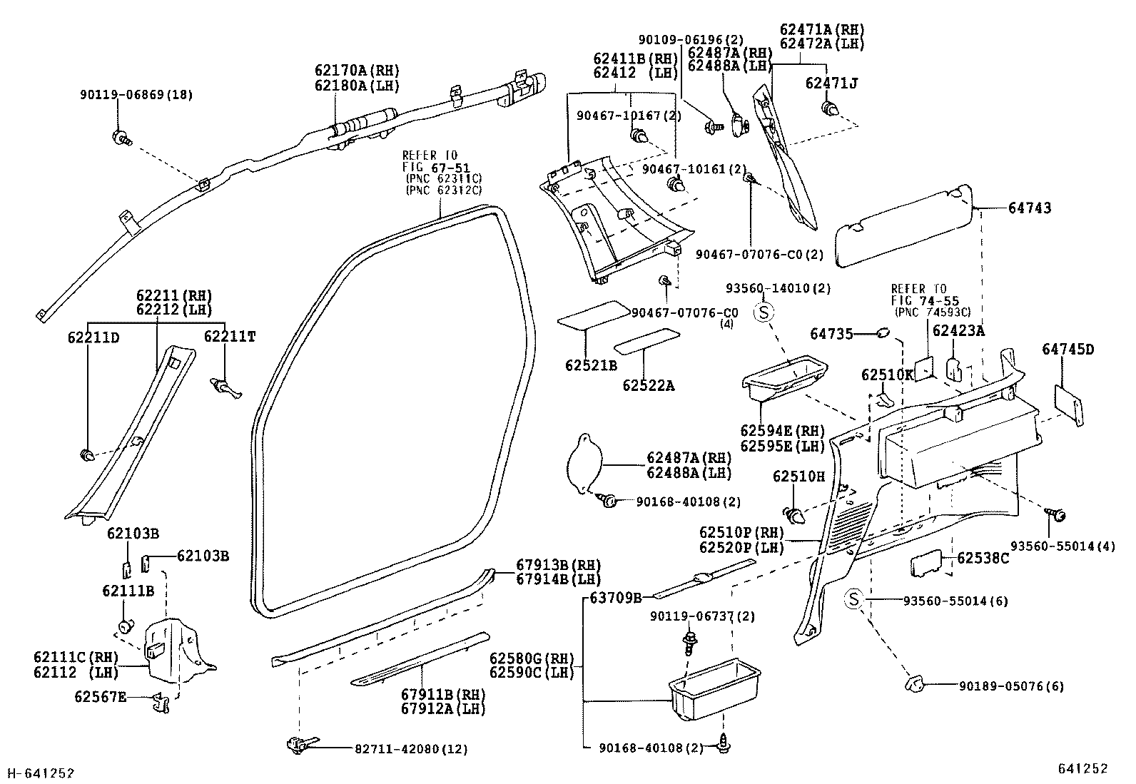  RAV4 |  INSIDE TRIM BOARD