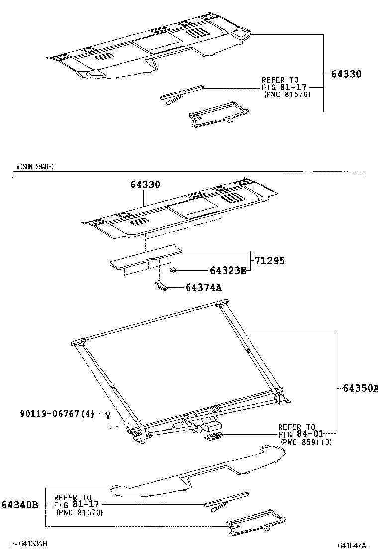  CROWN CHINA |  PACKAGE TRAY PANEL LUGGAGE COMPARTMENT MAT