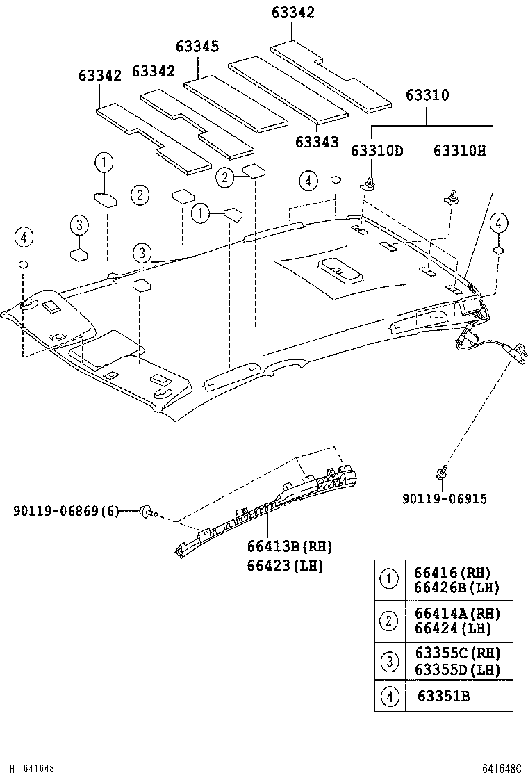  CROWN CHINA |  ROOF HEADLINING SILENCER PAD