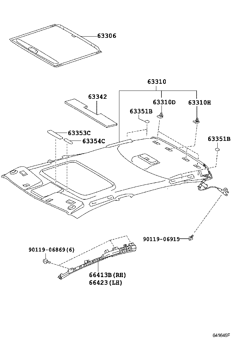  CROWN CHINA |  ROOF HEADLINING SILENCER PAD