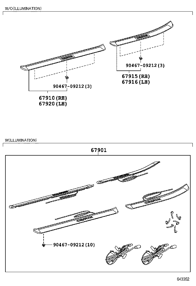  CROWN CHINA |  INSIDE TRIM BOARD DOOR OPENING TRIM MOULDING
