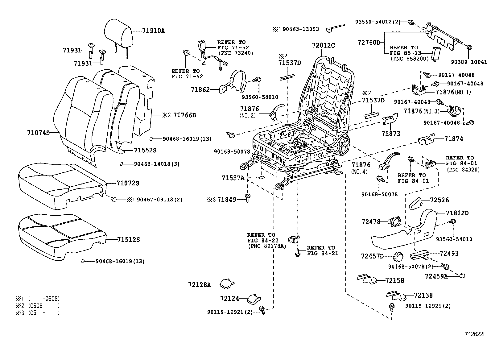  4RUNNER |  SEAT SEAT TRACK