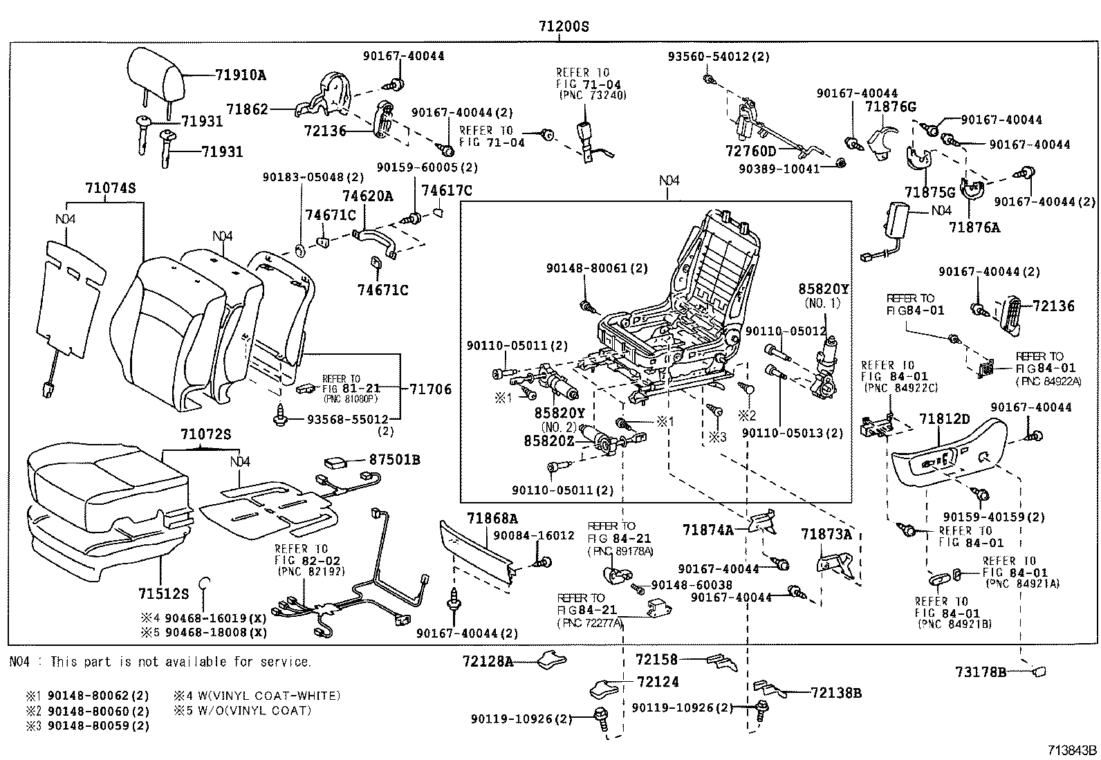 CROWN CHINA |  FRONT SEAT SEAT TRACK