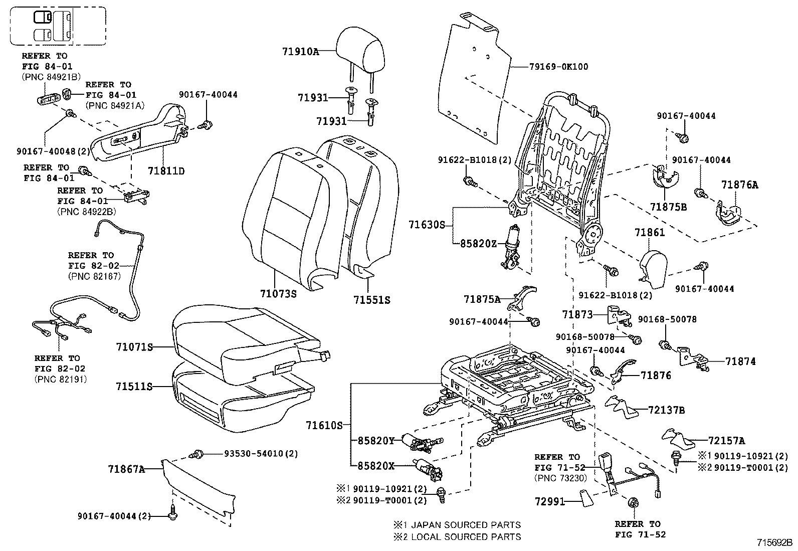  HILUX |  SEAT SEAT TRACK