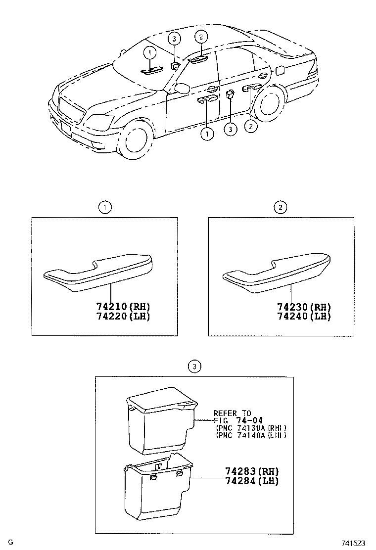  CROWN |  ARMREST VISOR