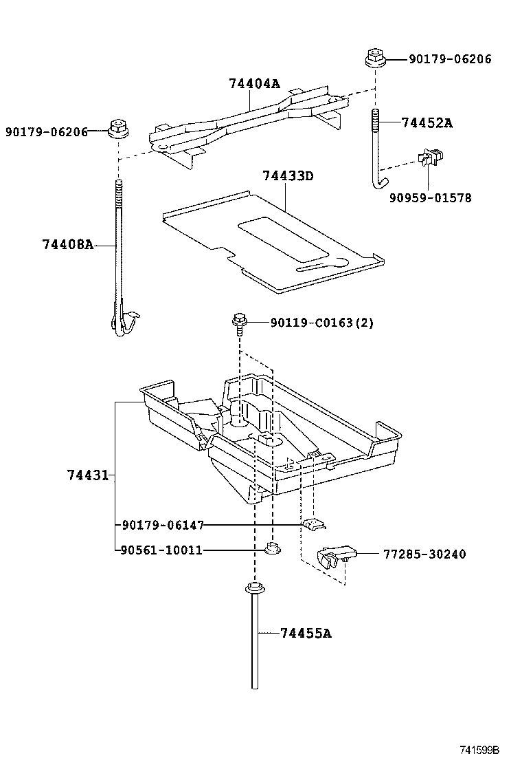  CROWN CHINA |  BATTERY CARRIER