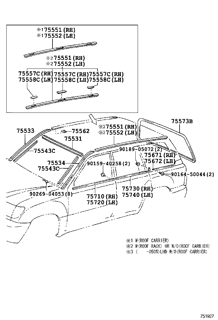  LX470 |  MOULDING