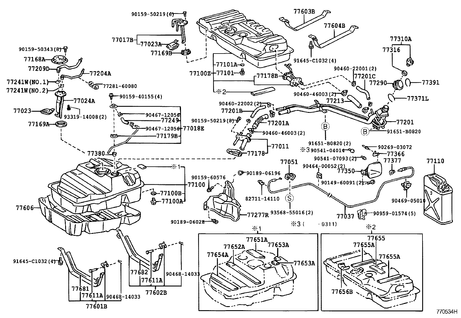  LAND CRUISER 100 105 |  FUEL TANK TUBE
