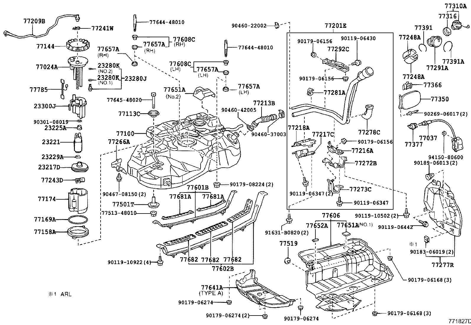  RX300 330 350 |  FUEL TANK TUBE