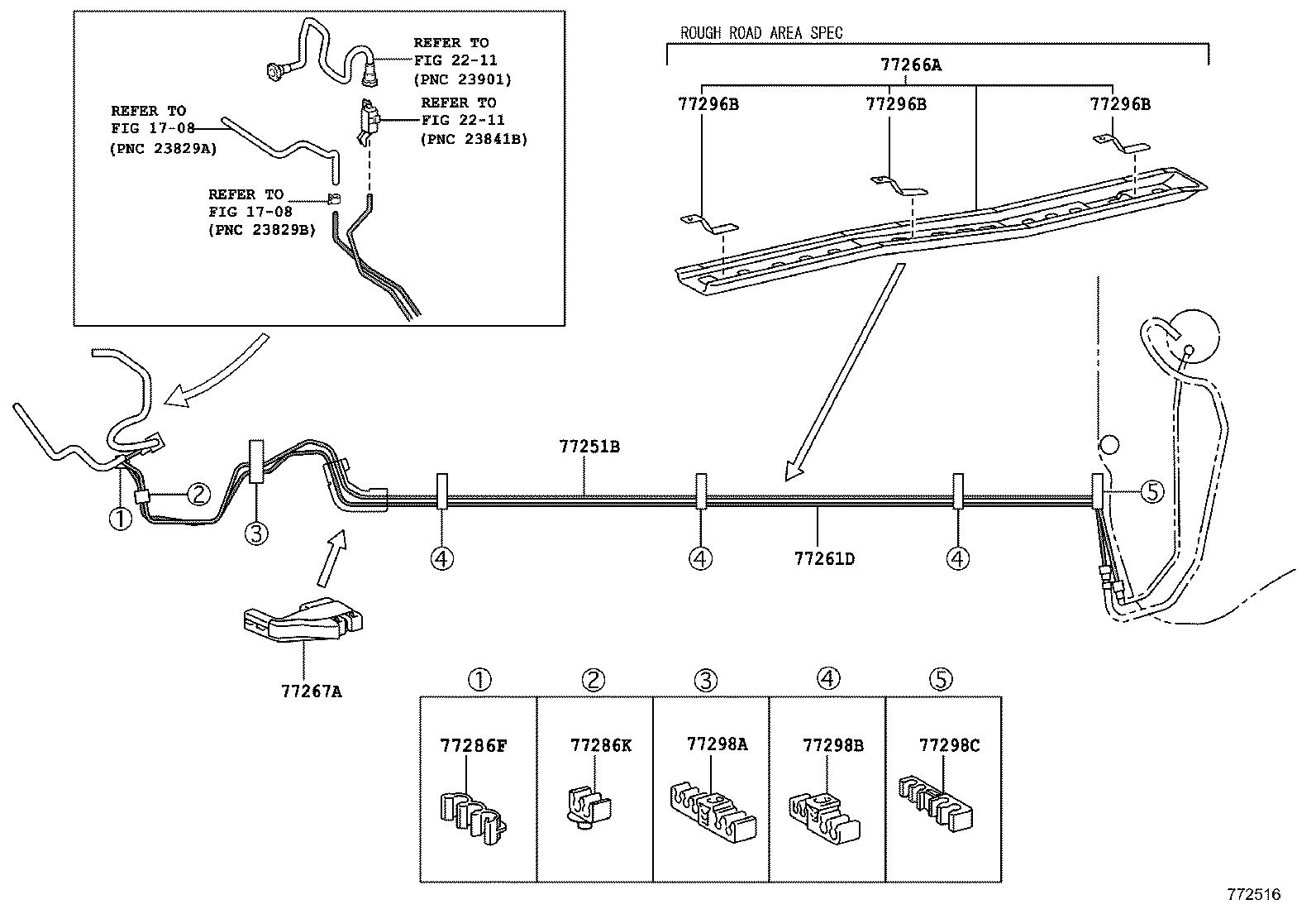  AVENSIS |  FUEL TANK TUBE