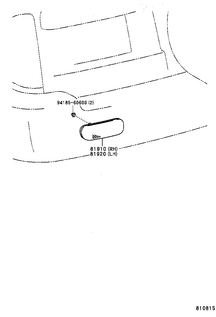  LAND CRUISER 100 105 |  REFLEX REFLECTOR
