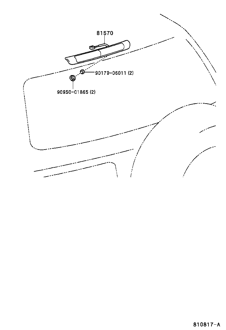  LAND CRUISER 100 105 |  CENTER STOP LAMP