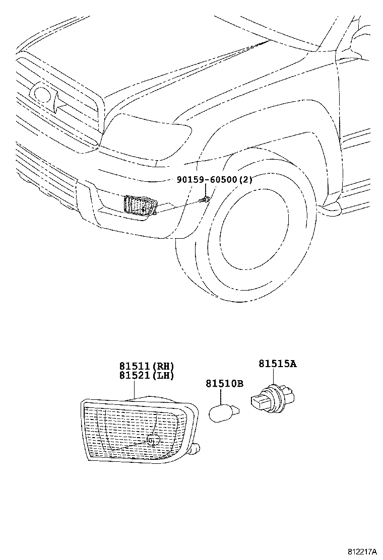  4RUNNER |  FRONT TURN SIGNAL LAMP