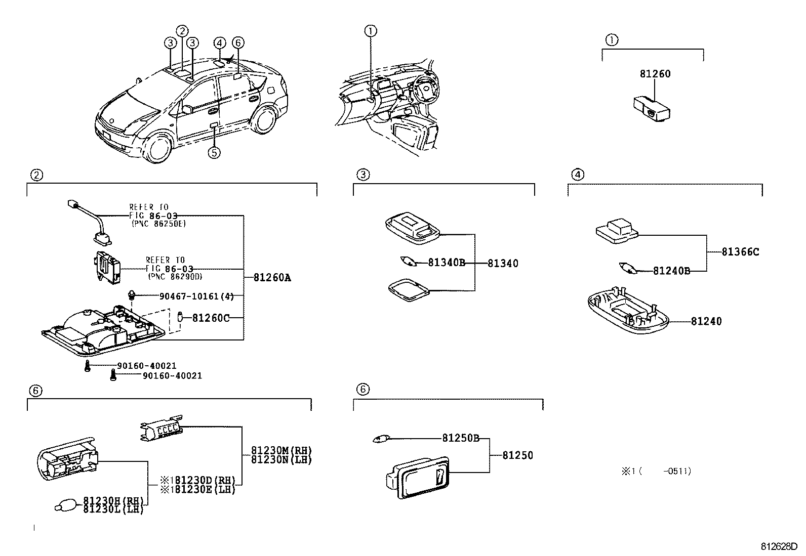  PRIUS |  INTERIOR LAMP