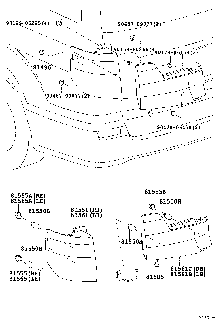  ALPHARD |  REAR COMBINATION LAMP