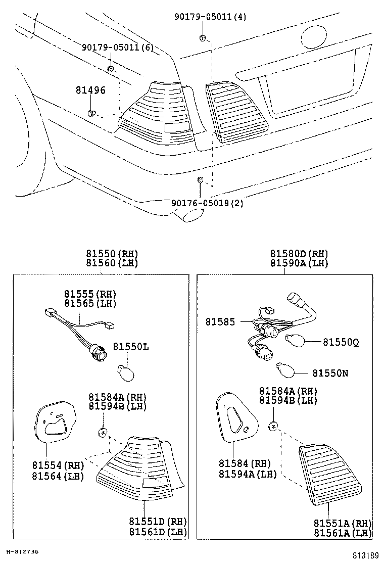  CROWN CHINA |  REAR COMBINATION LAMP