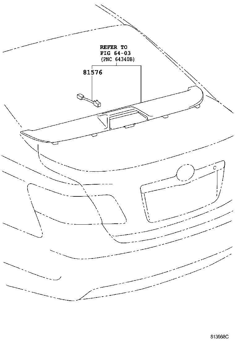  CAMRY AURION HV ARL |  CENTER STOP LAMP