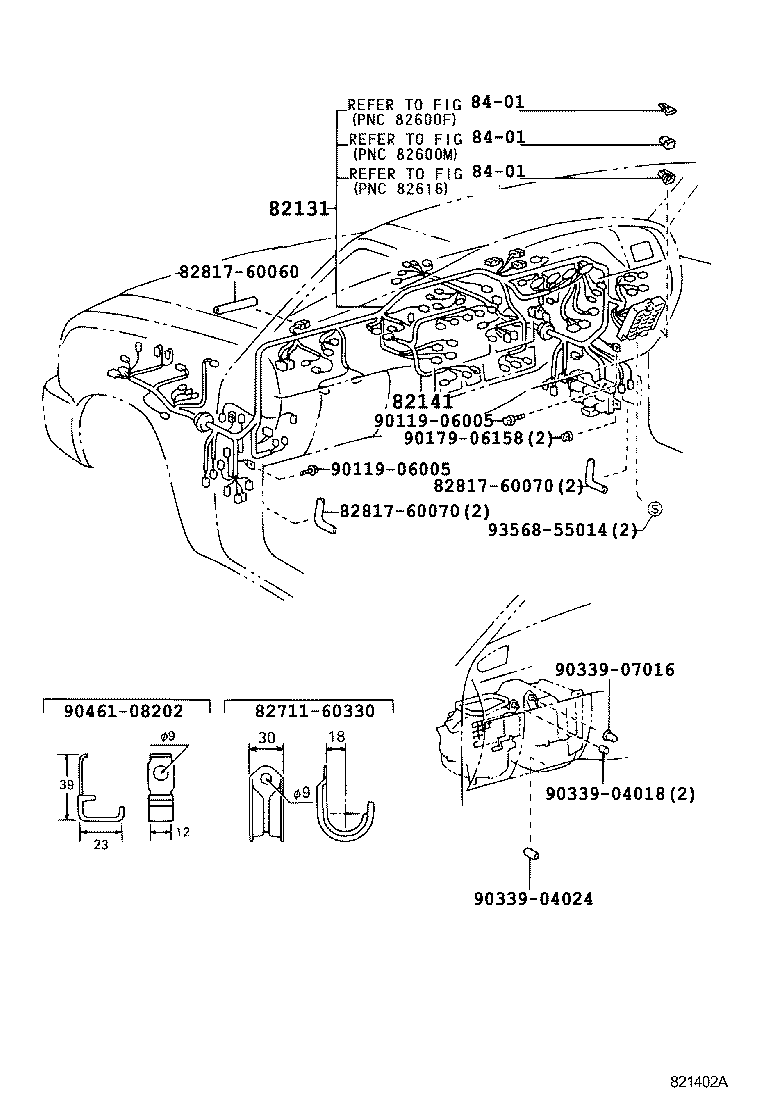  LAND CRUISER 80 |  WIRING CLAMP