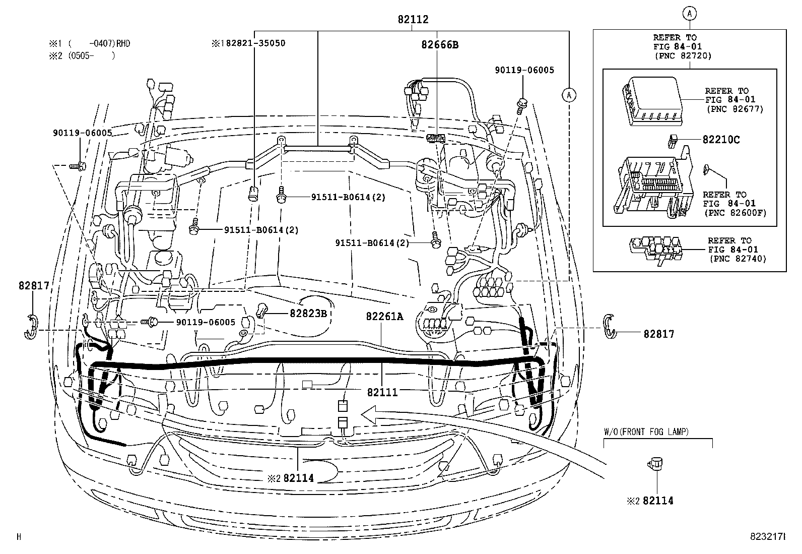  LAND CRUISER 100 105 |  WIRING CLAMP