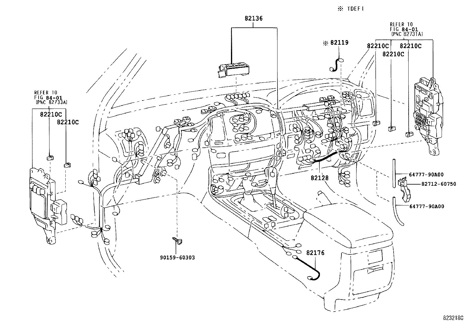  LAND CRUISER 100 105 |  WIRING CLAMP