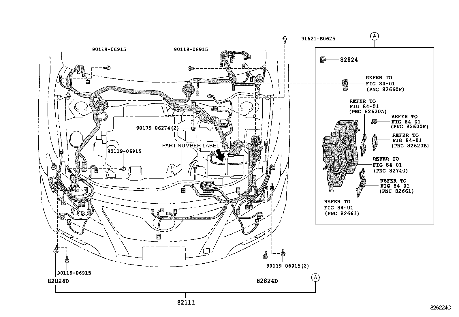  CAMRY AURION HV ARL |  WIRING CLAMP