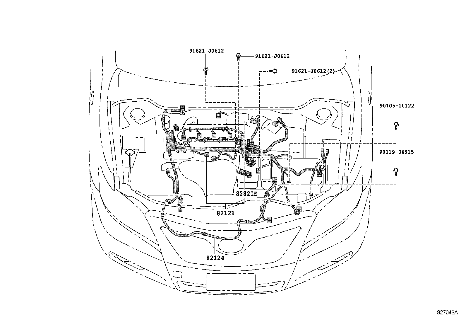  CAMRY AURION HV ARL |  WIRING CLAMP