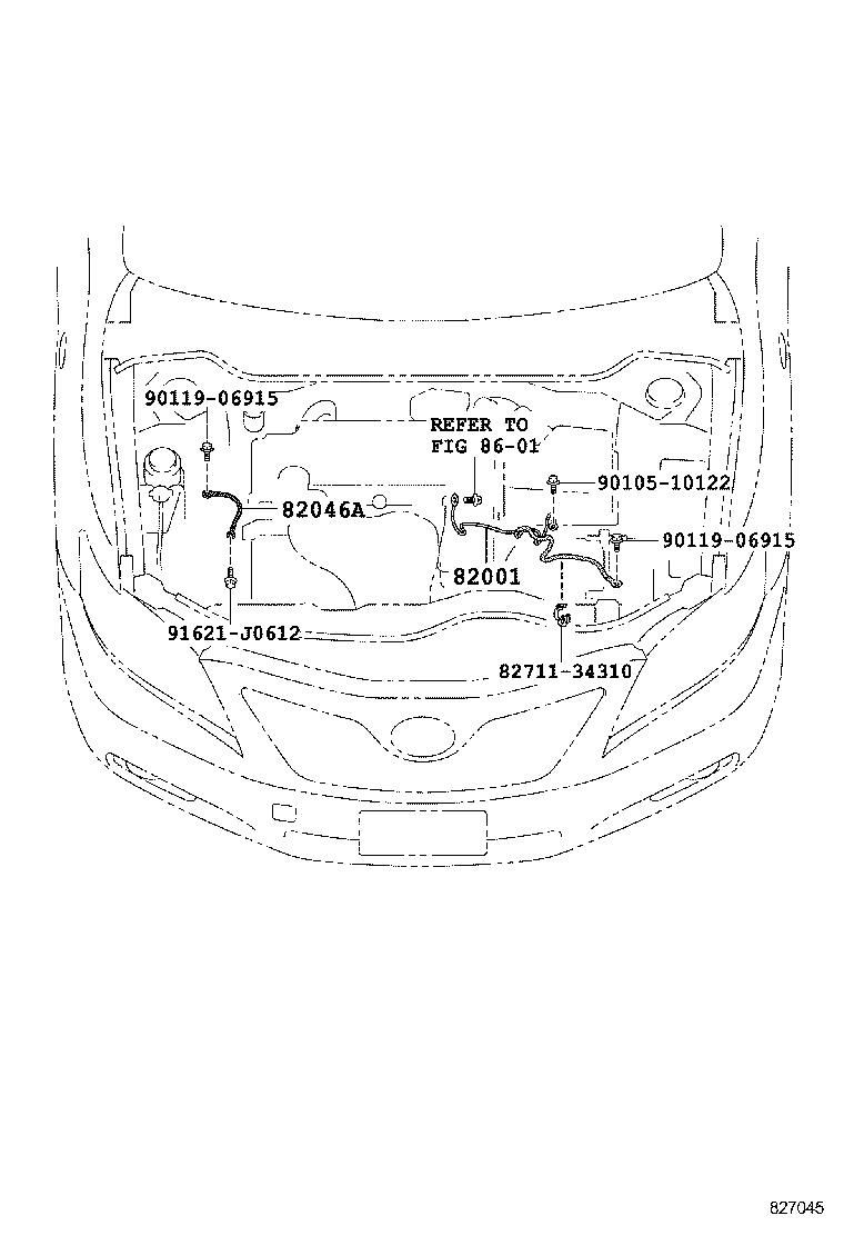  CAMRY AURION HV ARL |  WIRING CLAMP
