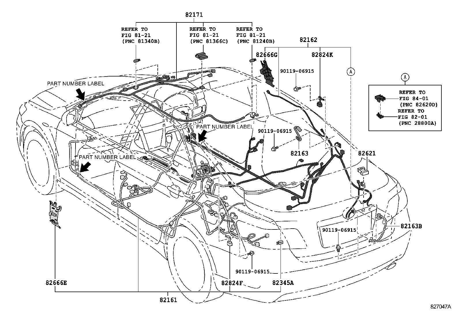 CAMRY AURION HV ARL |  WIRING CLAMP