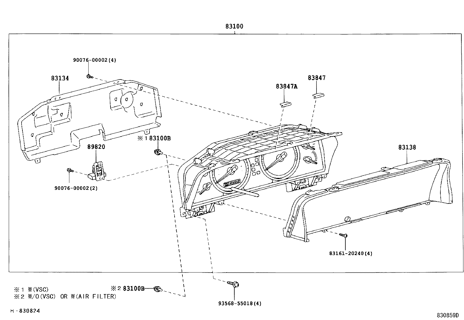  LAND CRUISER 100 105 |  METER
