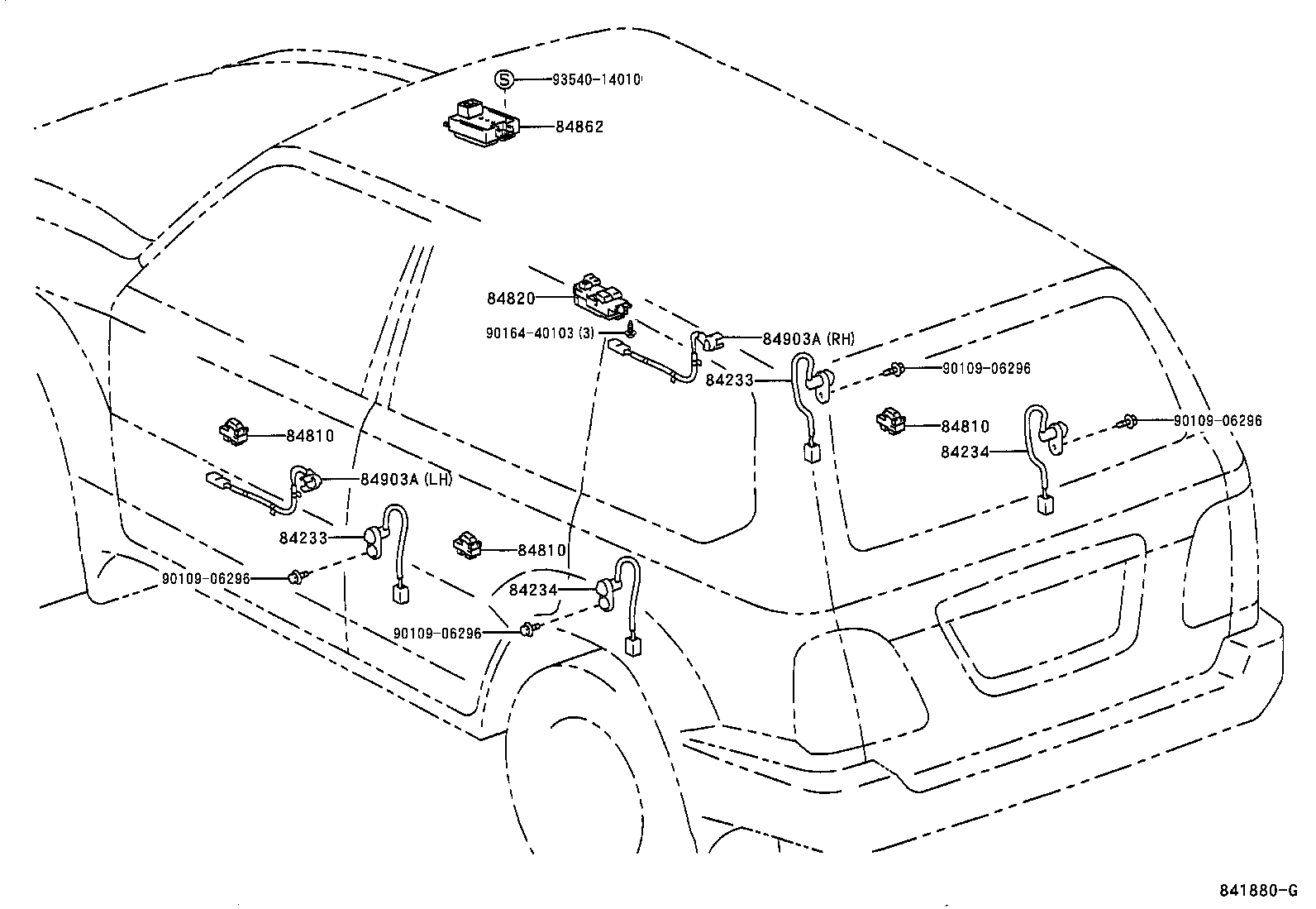  LAND CRUISER 100 105 |  SWITCH RELAY COMPUTER