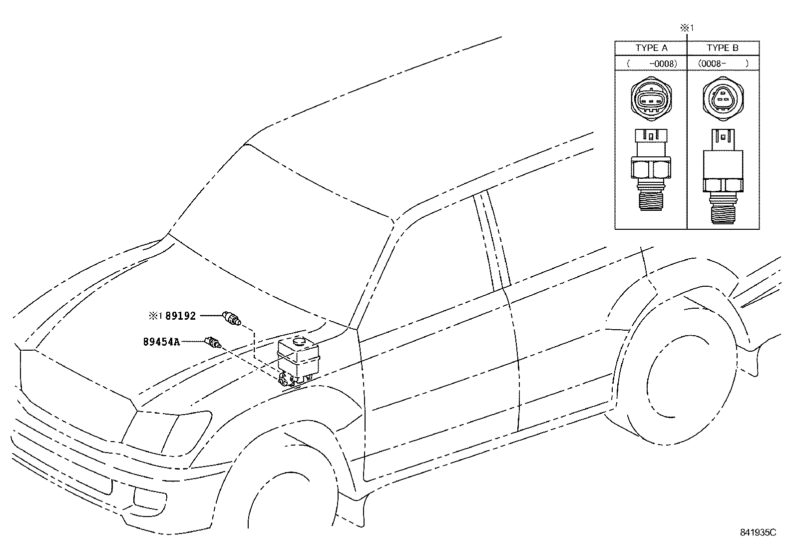  LAND CRUISER 100 105 |  ACTIVE CONTROL SUSPENSION ELECTRICAL PARTS