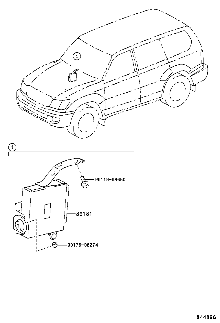  LAND CRUISER 100 105 |  STEERING CONTROL SYSTEM