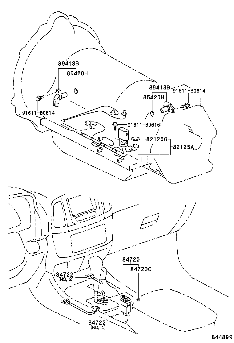  LAND CRUISER 100 105 |  OVERDRIVE ELECTRONIC CONTROLLED TRANSMISSION