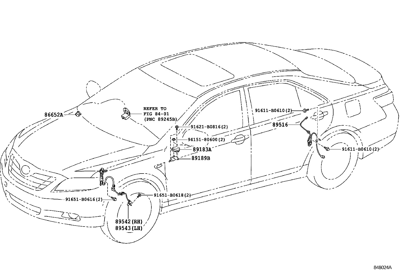  CAMRY AURION HV ARL |  ABS VSC