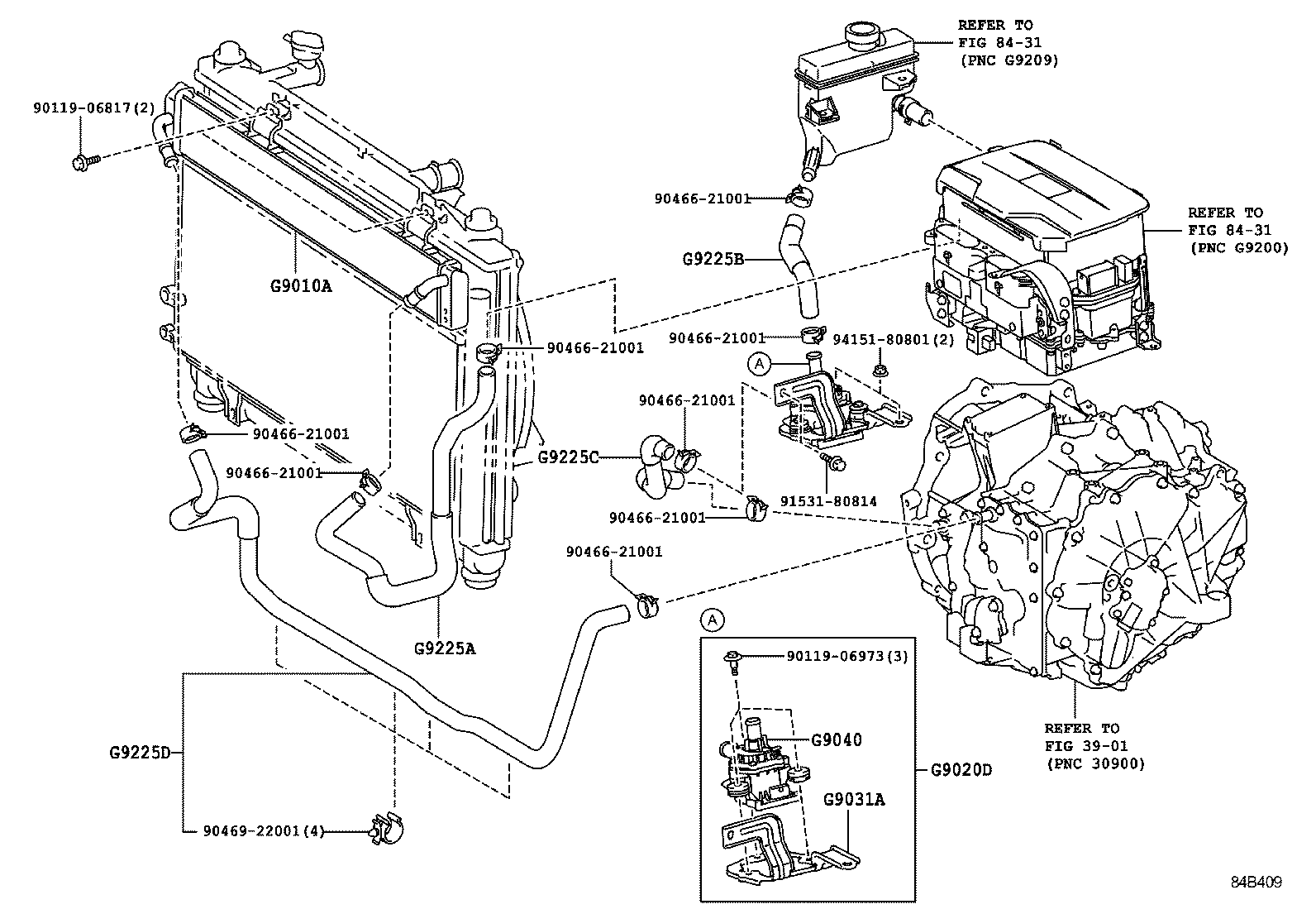  CAMRY AURION HV ARL |  INVERTER COOLING