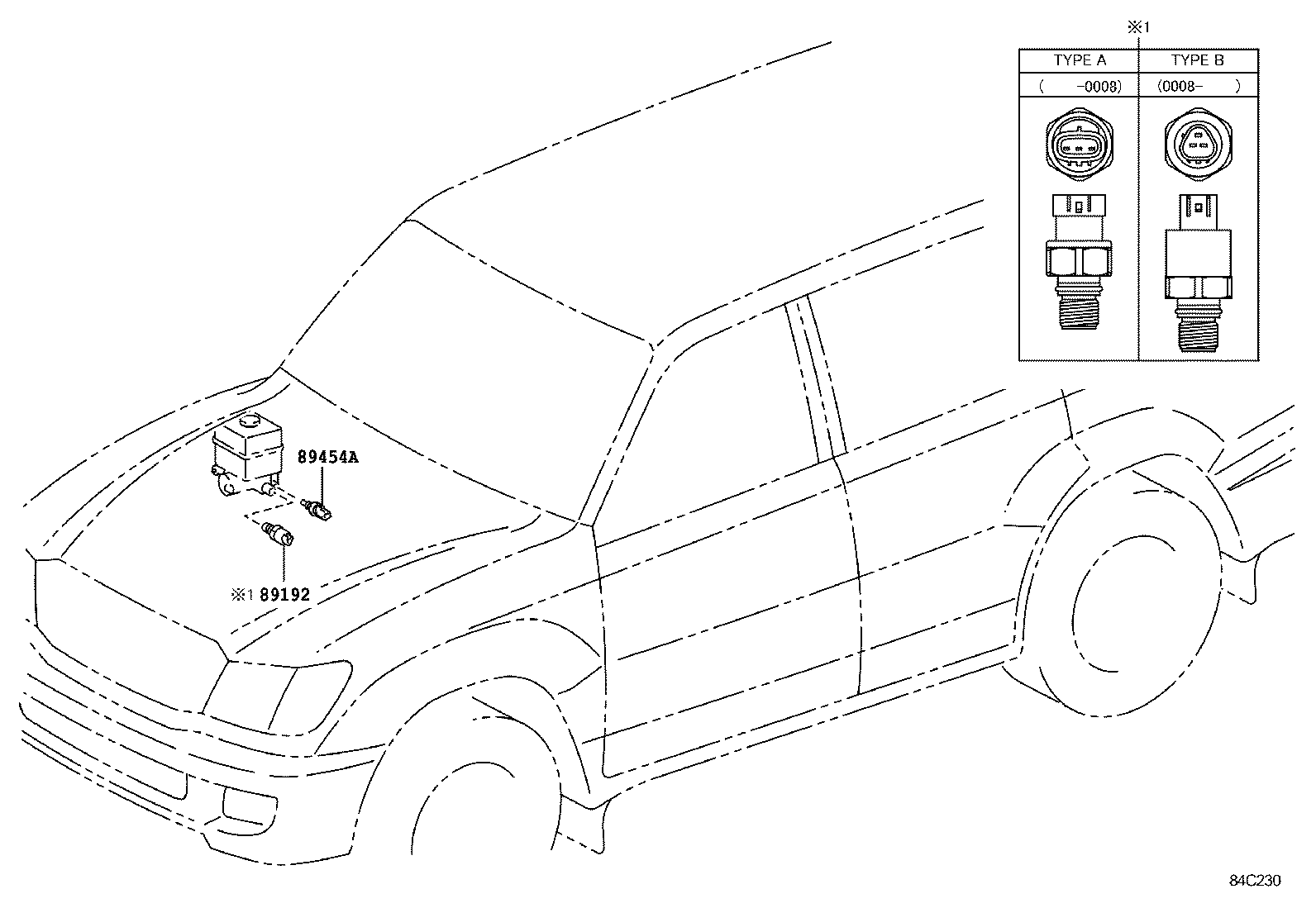  LAND CRUISER 100 105 |  ACTIVE CONTROL SUSPENSION ELECTRICAL PARTS