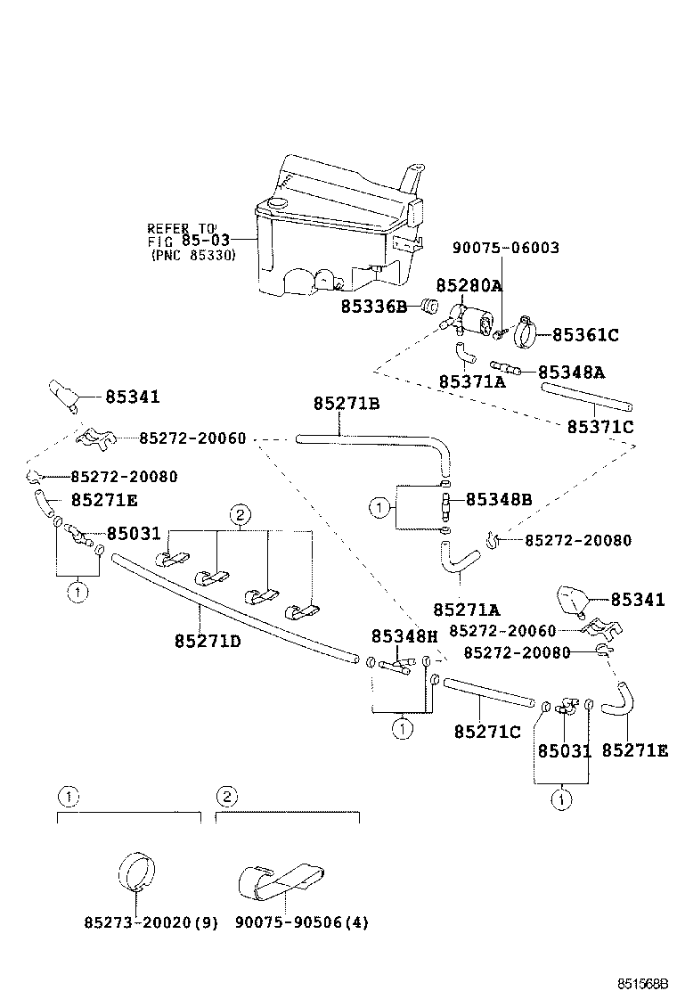  LAND CRUISER 100 105 |  HEADLAMP CLEANER