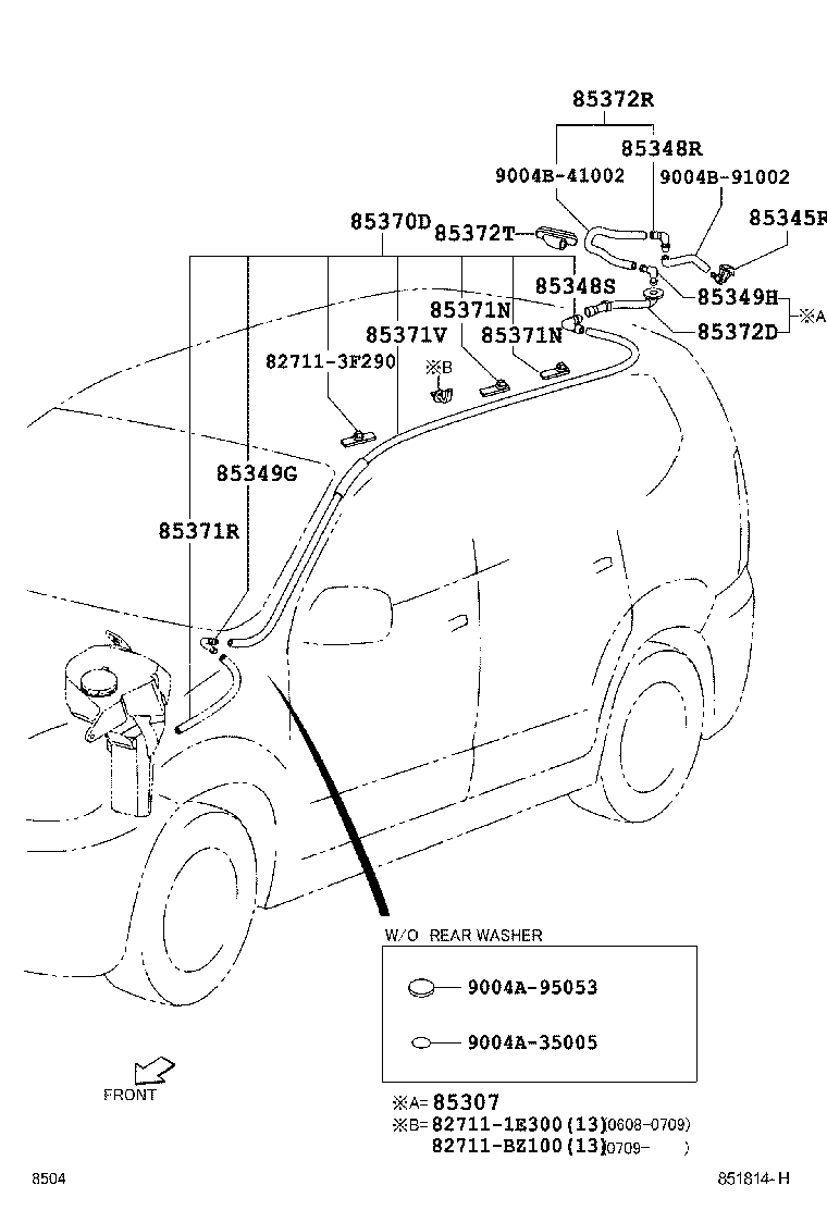  AVANZA |  REAR WASHER