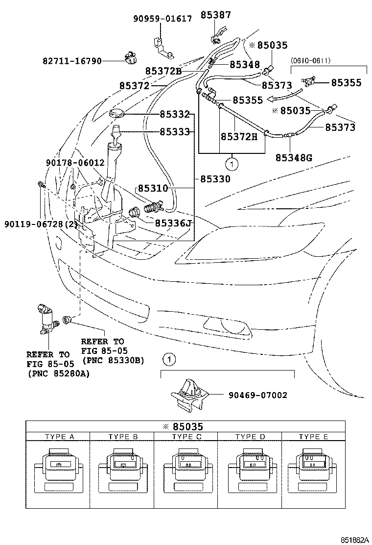  CAMRY AURION HV ARL |  WINDSHIELD WASHER