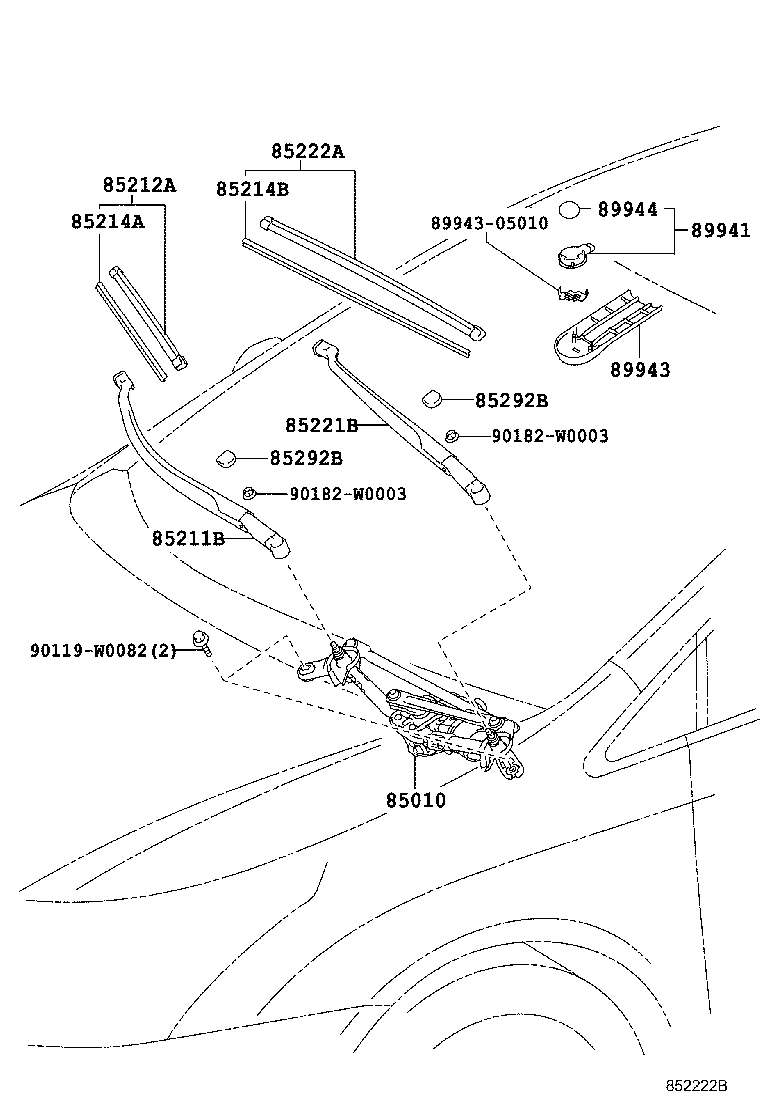  AVENSIS |  WINDSHIELD WIPER