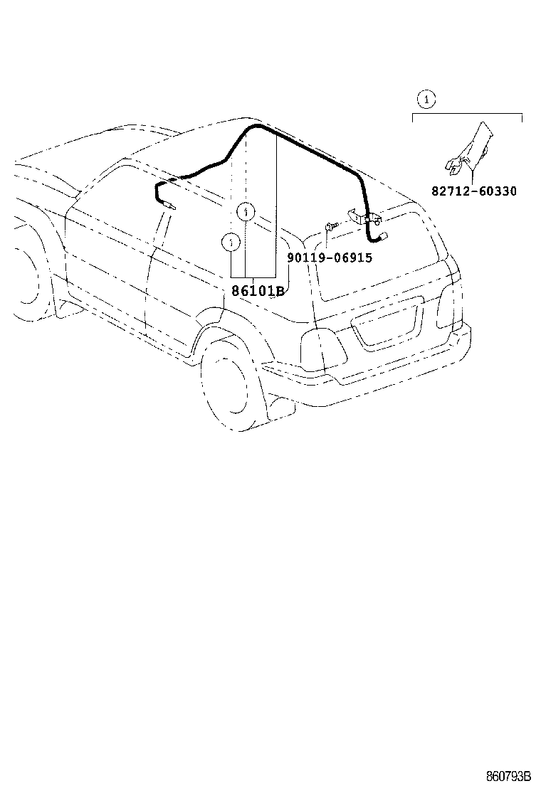  LX470 |  ANTENNA
