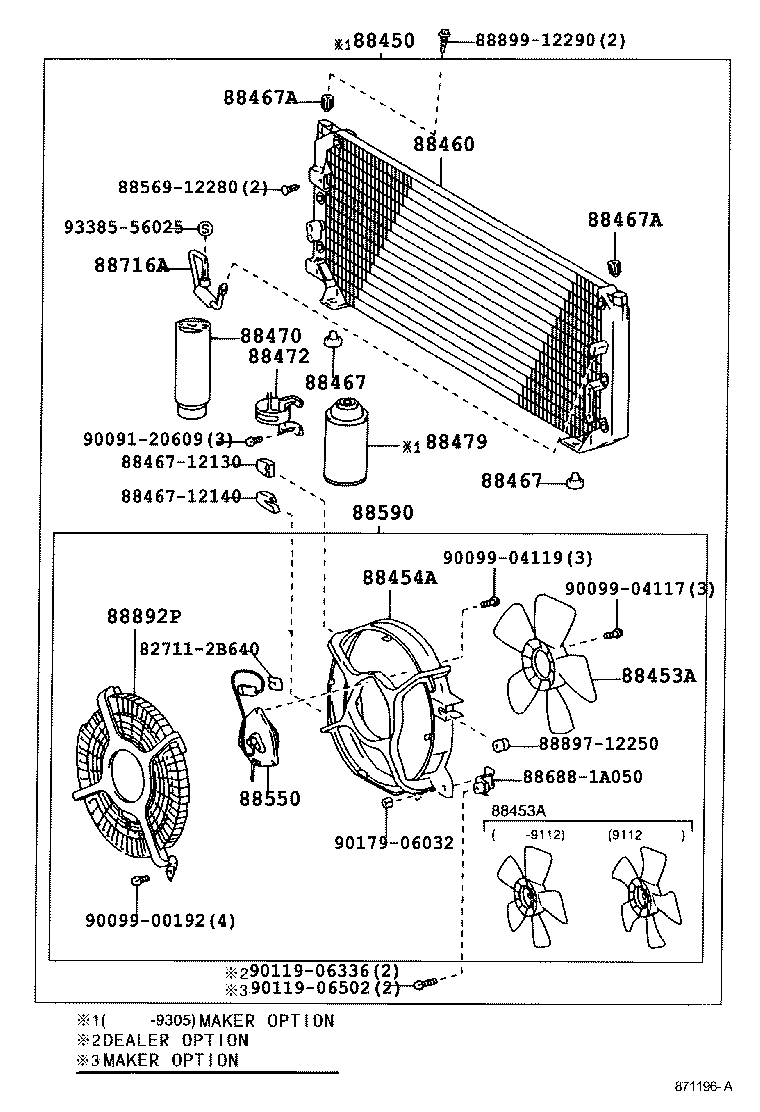  COROLLA |  HEATING AIR CONDITIONING COOLER PIPING