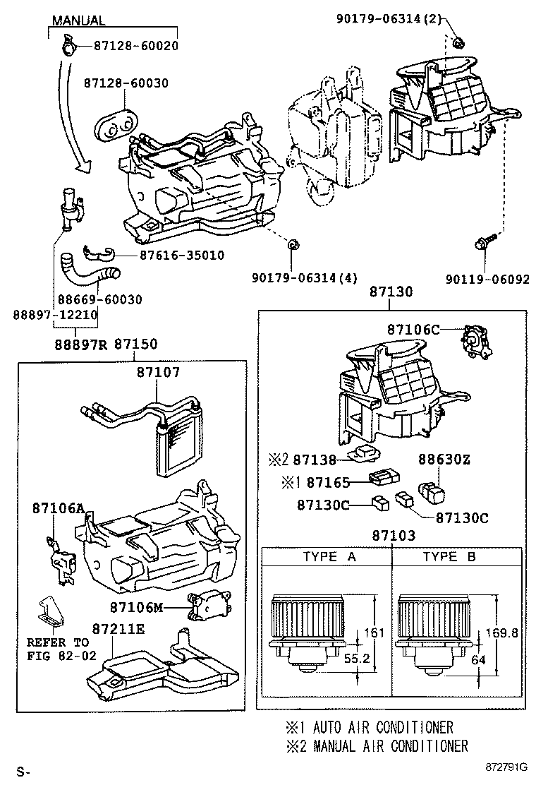  LAND CRUISER 100 105 |  HEATING AIR CONDITIONING HEATER UNIT BLOWER
