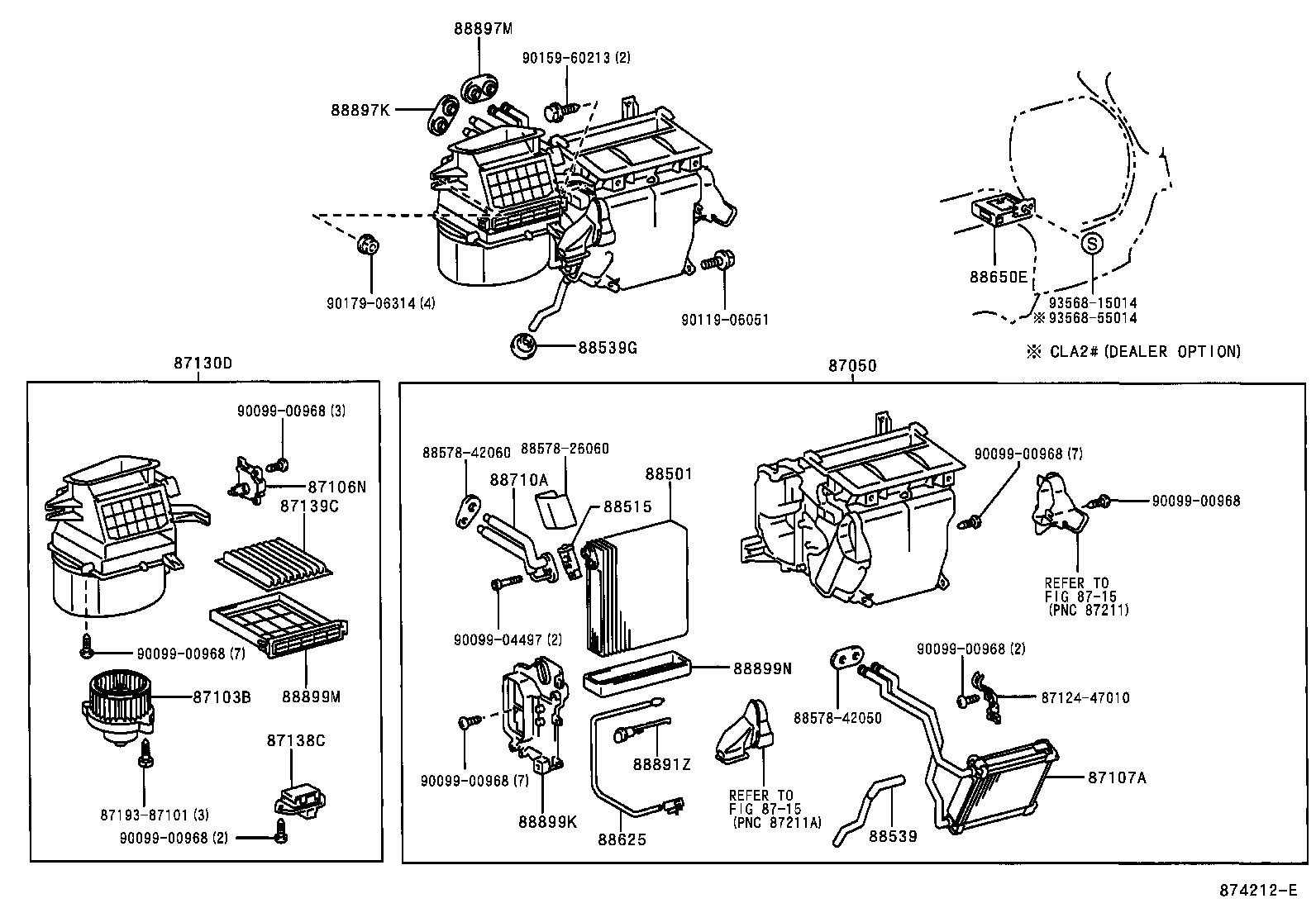  RAV4 |  HEATING AIR CONDITIONING COOLER UNIT